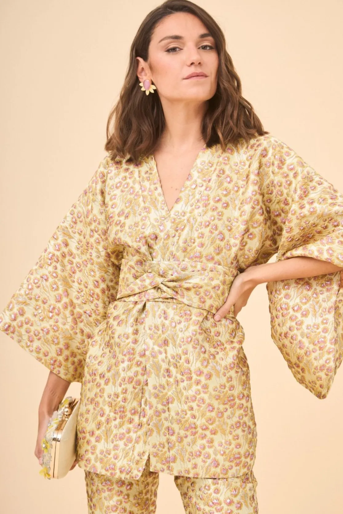 KIMONO MARIETTA DORADO*Coosy Shop