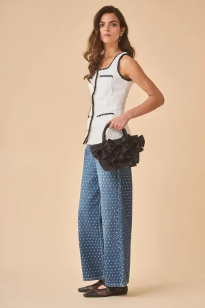 PANTALON ELSA DENIM NEGRO*Coosy Best