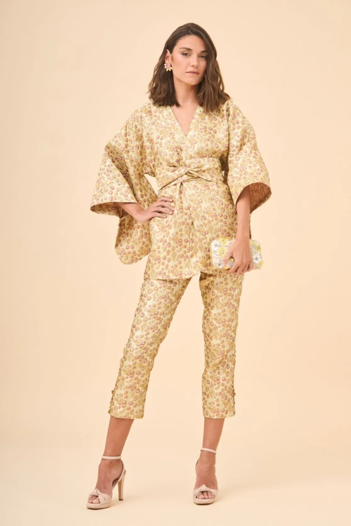 PANTALON MARIETTA DORADO*Coosy New