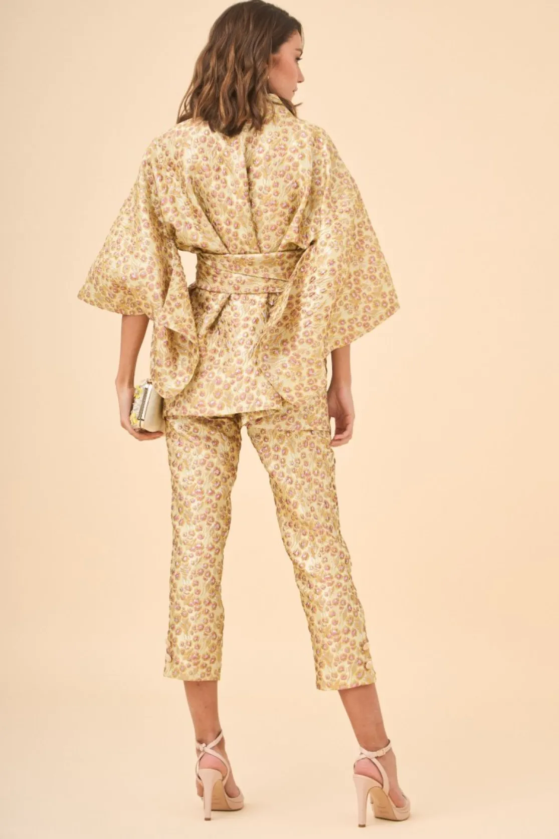 PANTALON MARIETTA DORADO*Coosy New