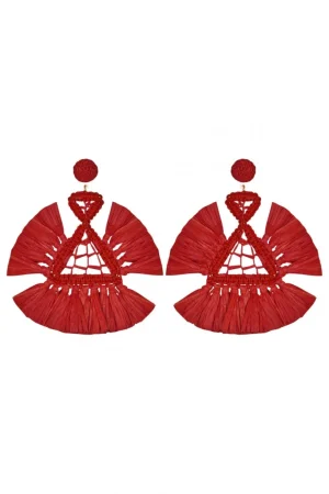 PENDIENTES BRUNIAROJO*Coosy New