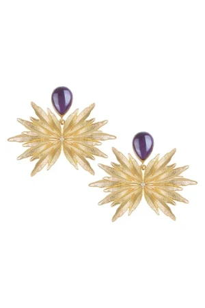 PENDIENTES CAROL MORADO*Coosy Hot