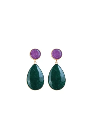 PENDIENTES CAROLA VERDE*Coosy Best