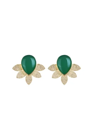 PENDIENTES CELESTE VERDE*Coosy Best