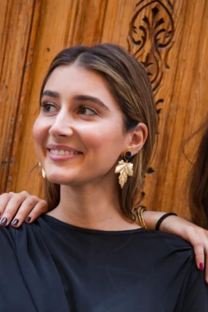 PENDIENTES CELIA NEGRO*Coosy New