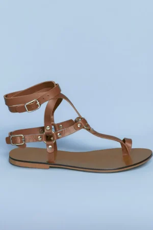 SANDALIAS VICENZAMARRON*Coosy Discount