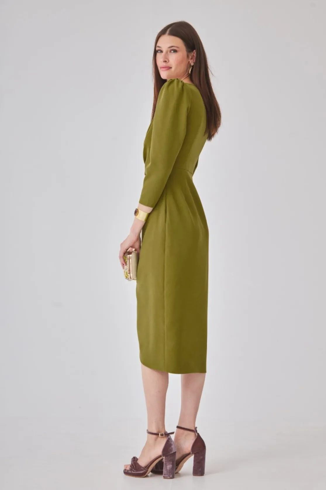 Vestido Alma Verde Oliva | *Coosy Online