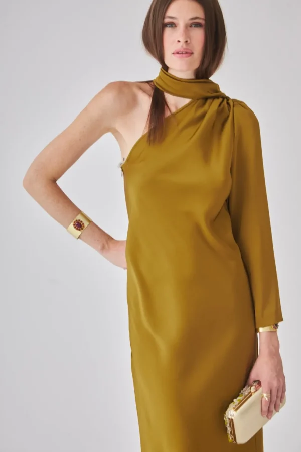 Vestido Ashan Oliva | *Coosy Fashion