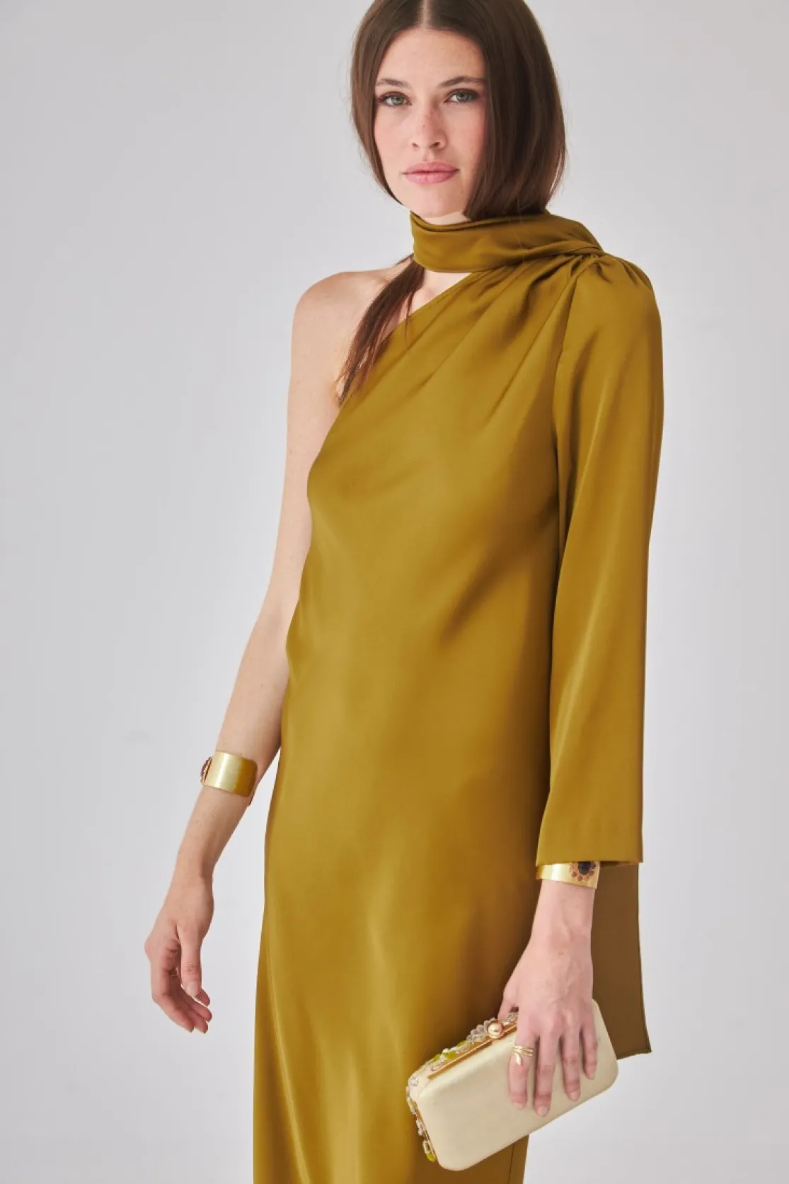 Vestido Ashan Oliva | *Coosy Fashion