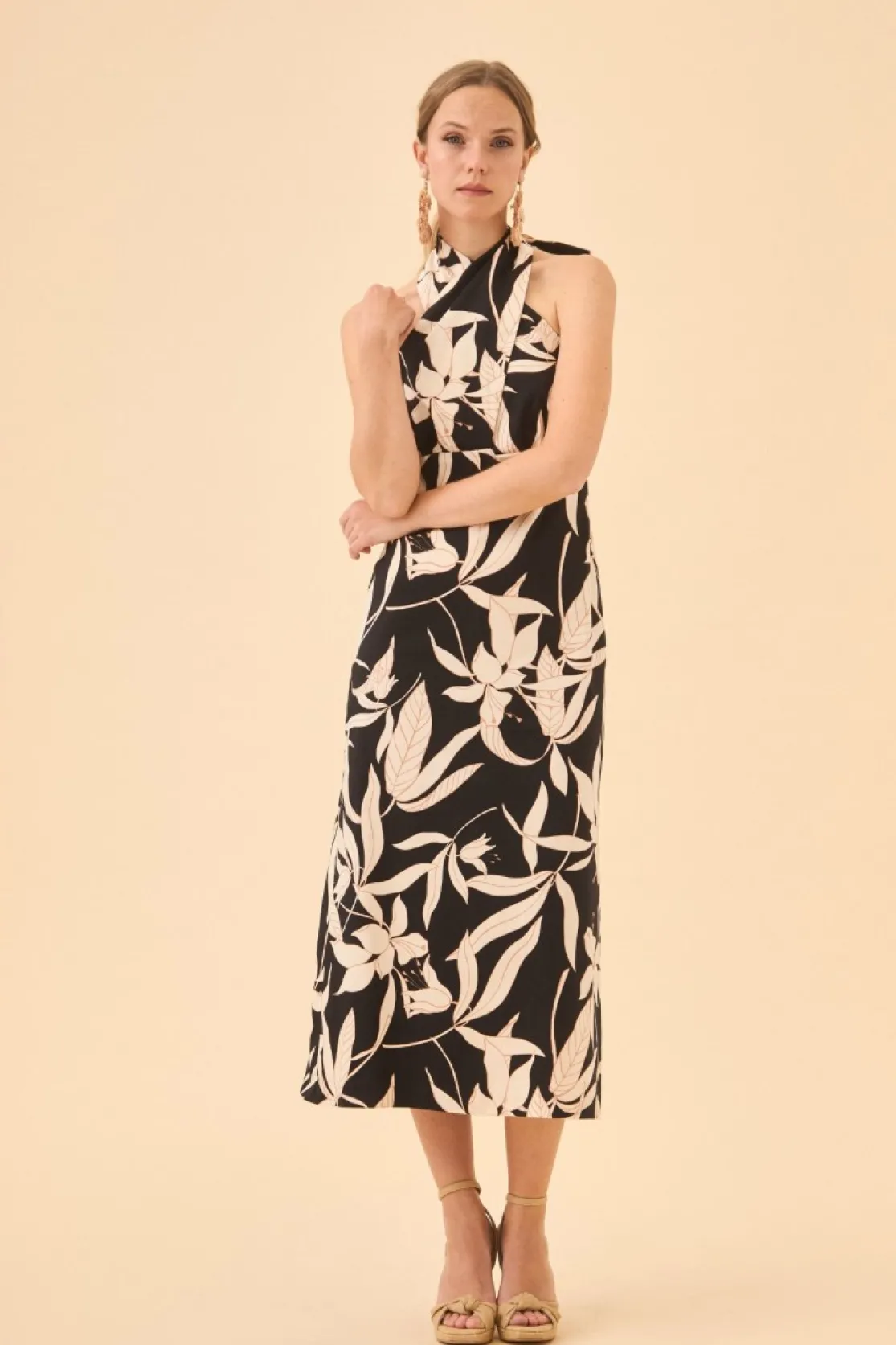 Vestido Catrinbeige Negro | *Coosy Discount