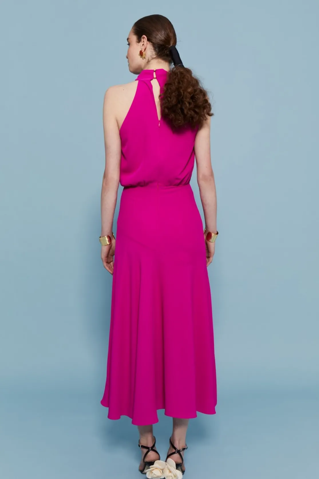 VESTIDO CRISTINA MAGENTA*Coosy Cheap