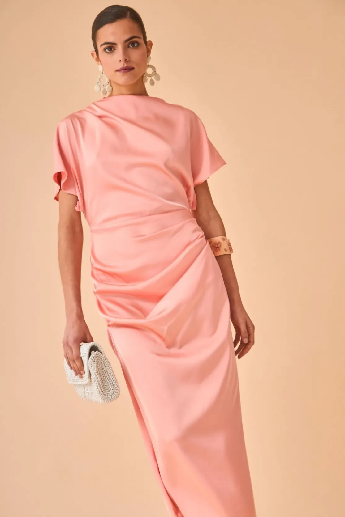 VESTIDO ELBA SALMON*Coosy Outlet