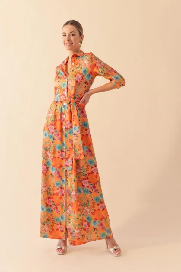 VESTIDO FARFALLENARANJA*Coosy Online