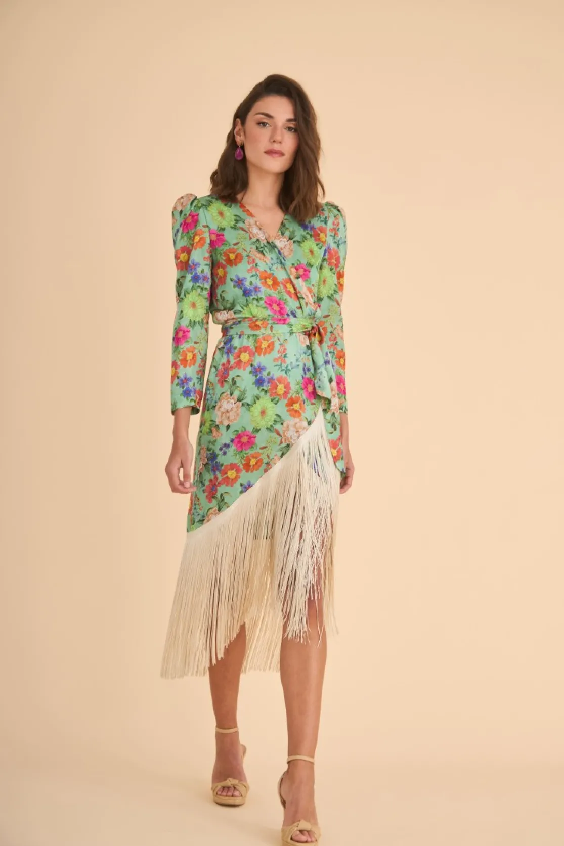 VESTIDO FIESTA DAMIANEST. VERDE*Coosy Hot