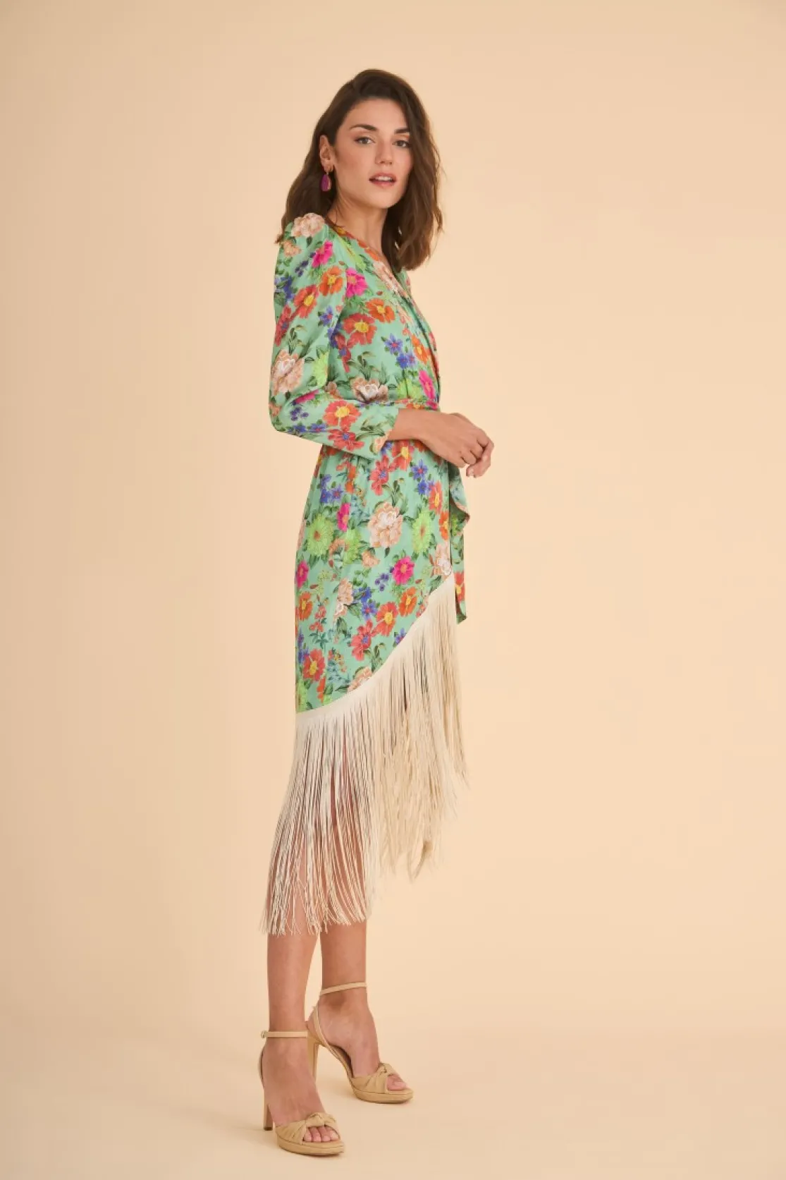 VESTIDO FIESTA DAMIANEST. VERDE*Coosy Hot