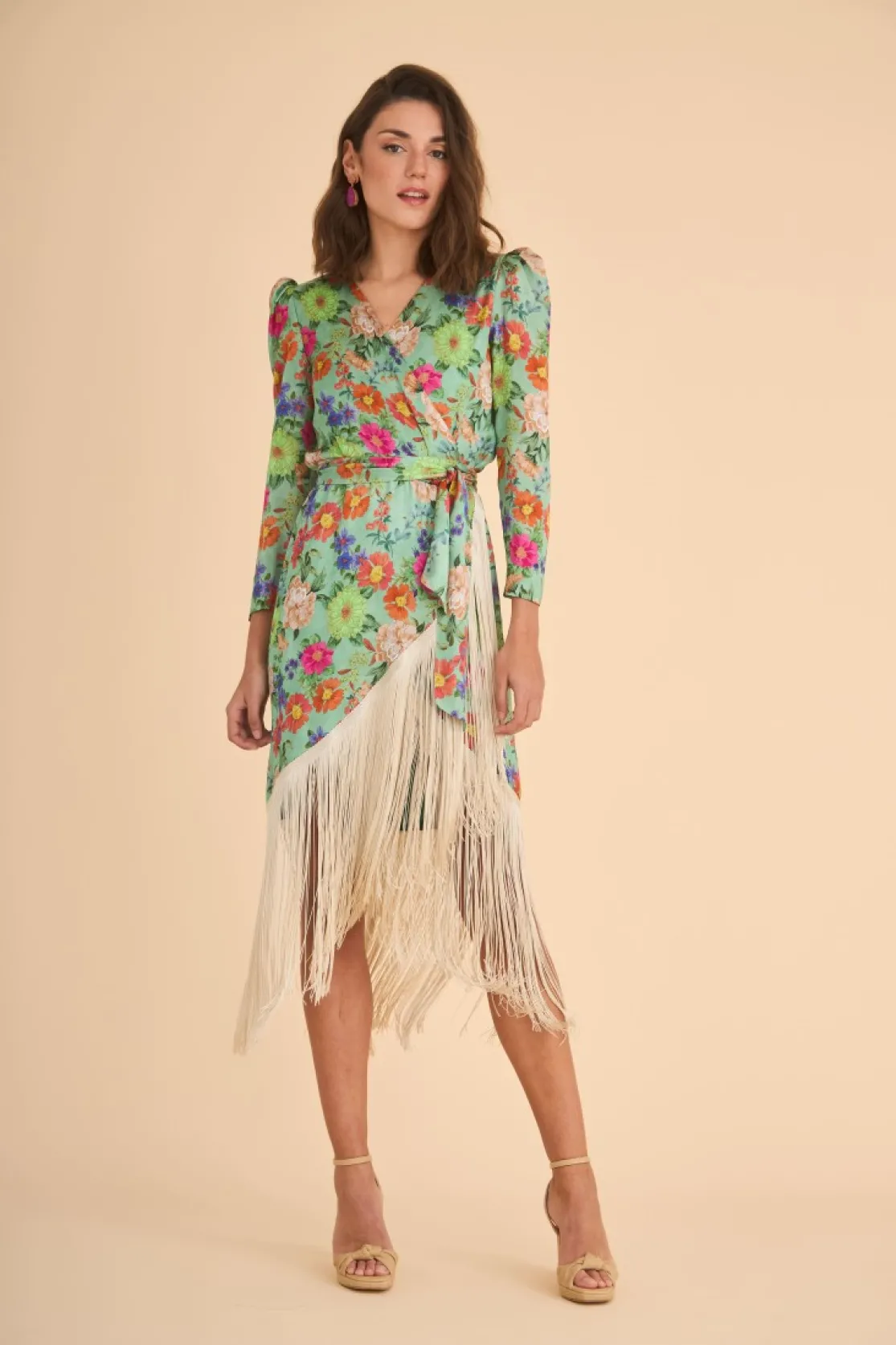 VESTIDO FIESTA DAMIANEST. VERDE*Coosy Hot