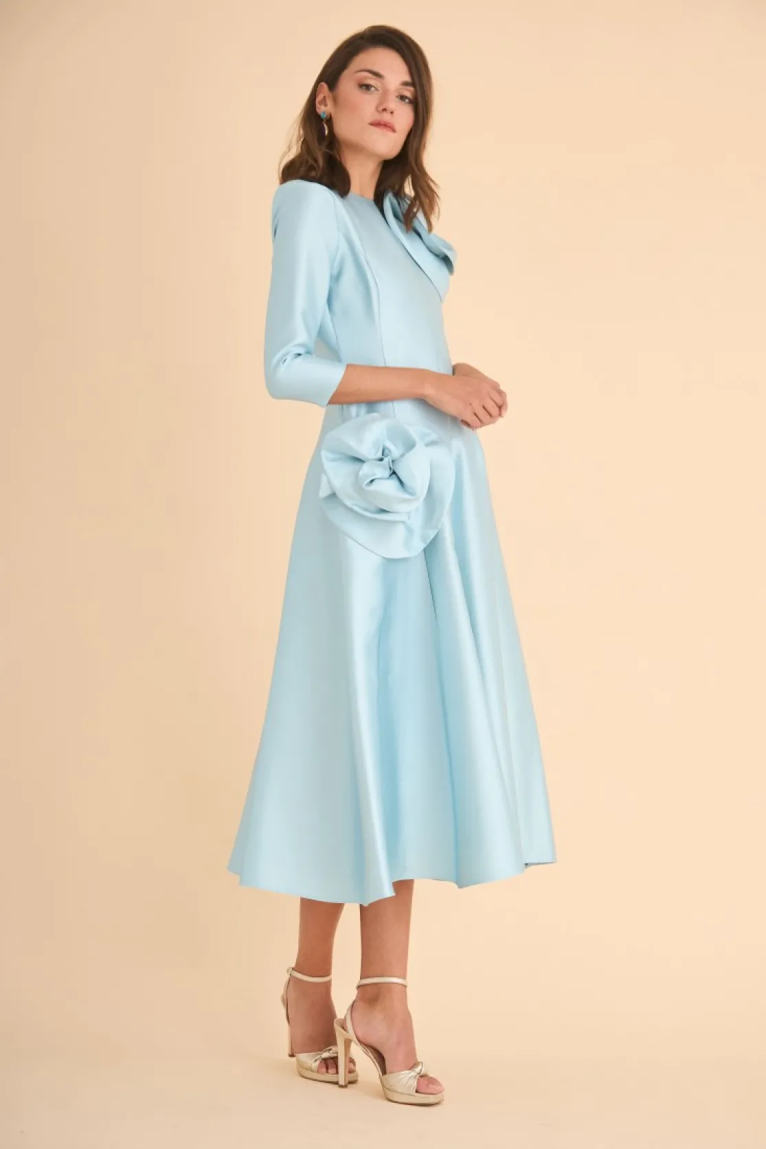 VESTIDO MARINA MB CELESTE*Coosy Fashion