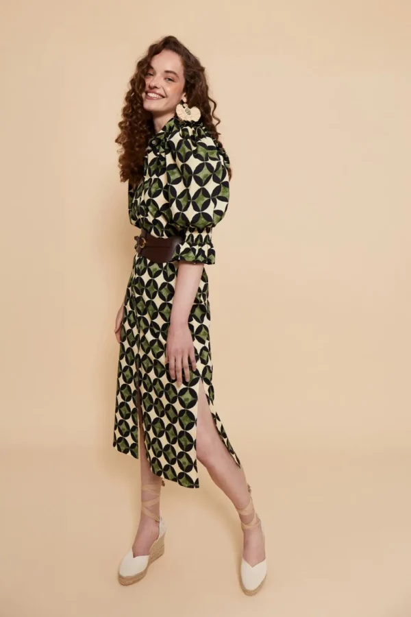 VESTIDO NATURE VERDE*Coosy Sale
