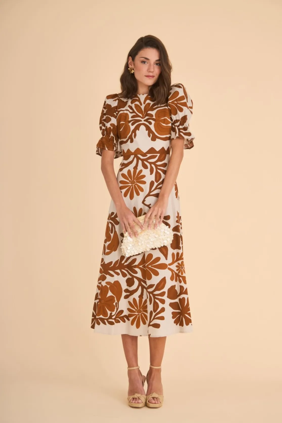 VESTIDO PALOMAEST. MARRON*Coosy Store