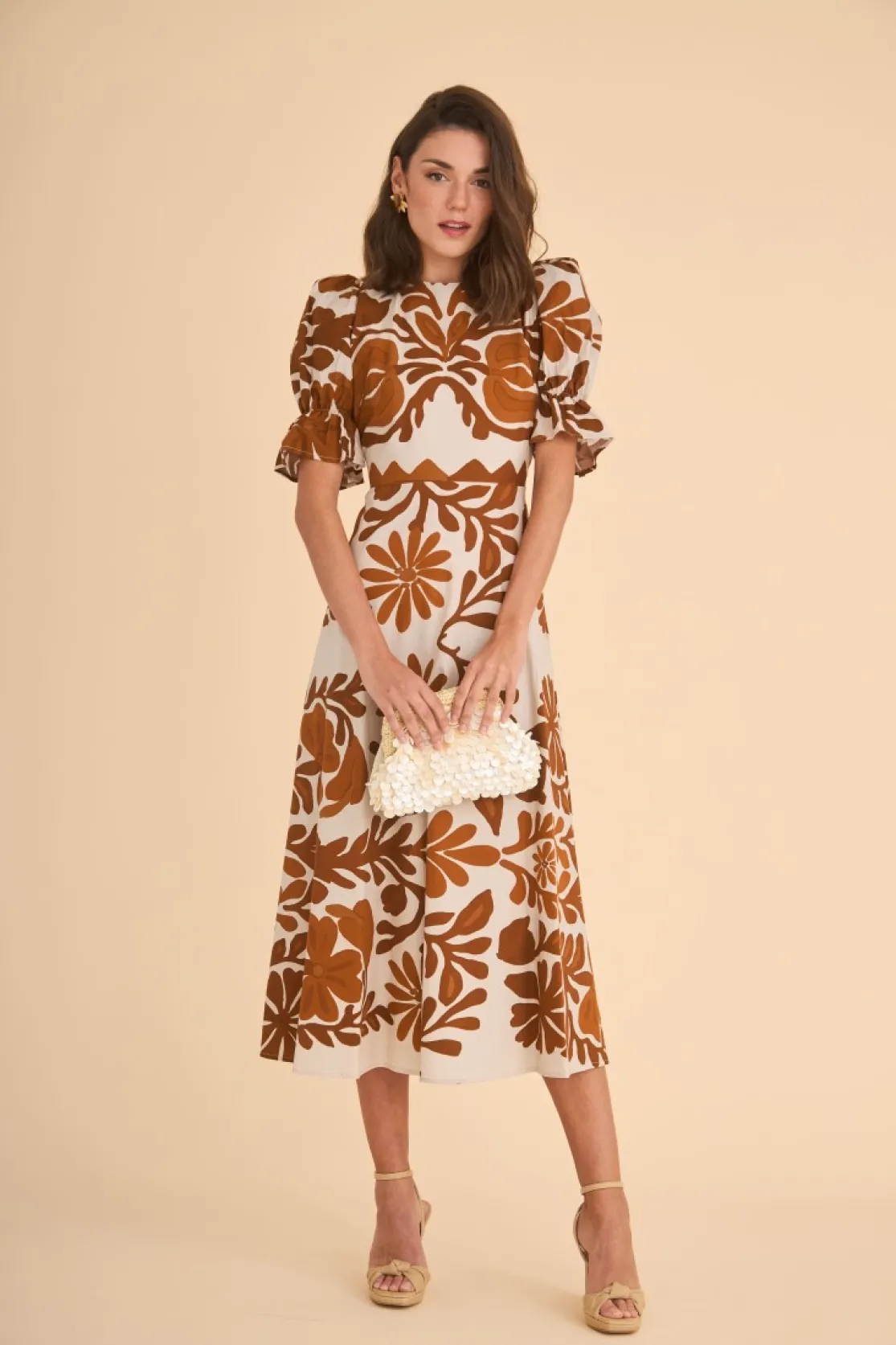 VESTIDO PALOMAEST. MARRON*Coosy Store