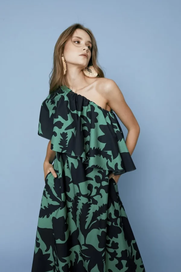 VESTIDO RAMONAEST. VERDE*Coosy Hot