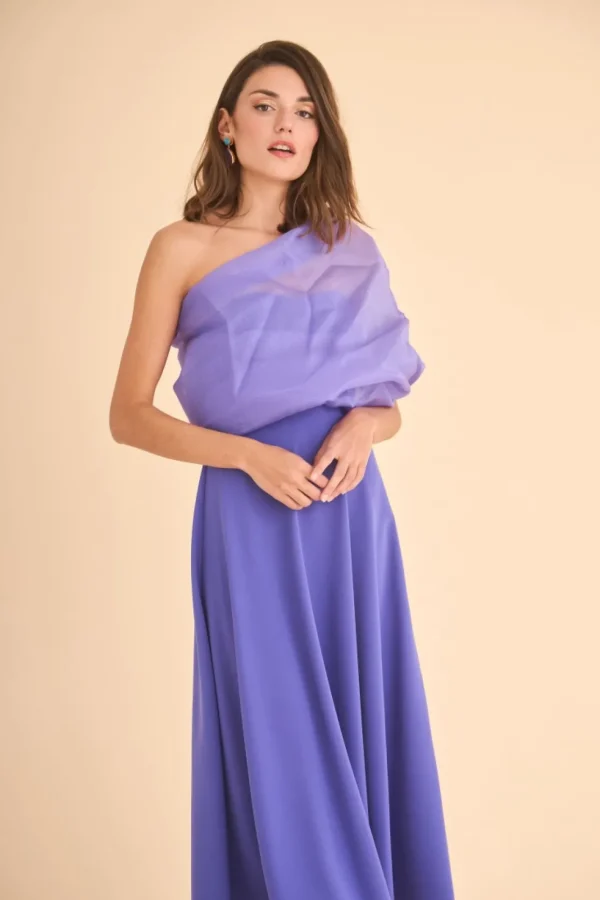 VESTIDO RAQUEL MB MORADO*Coosy Cheap