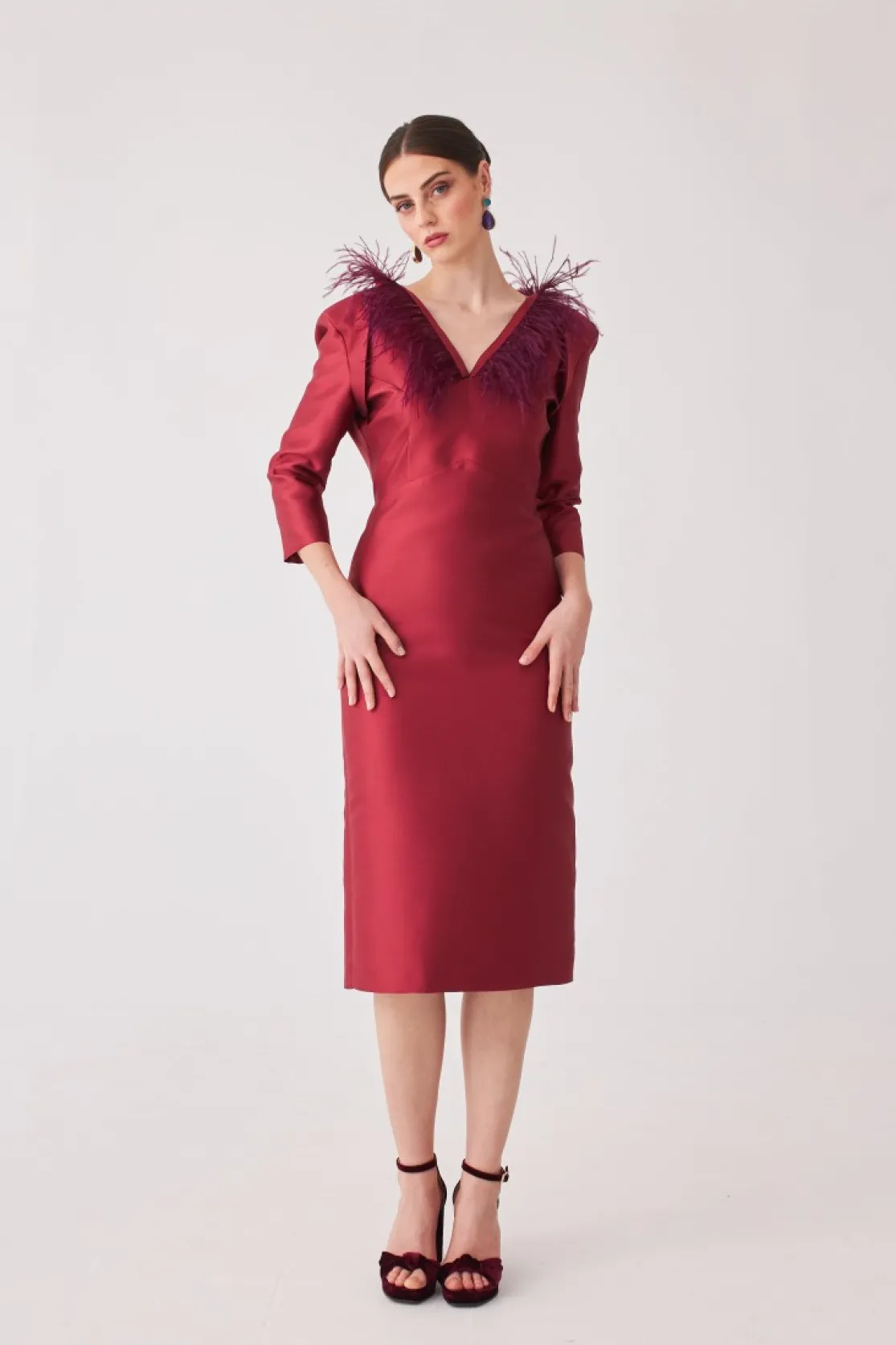 Vestido Rocio Mb Burdeos | *Coosy Cheap