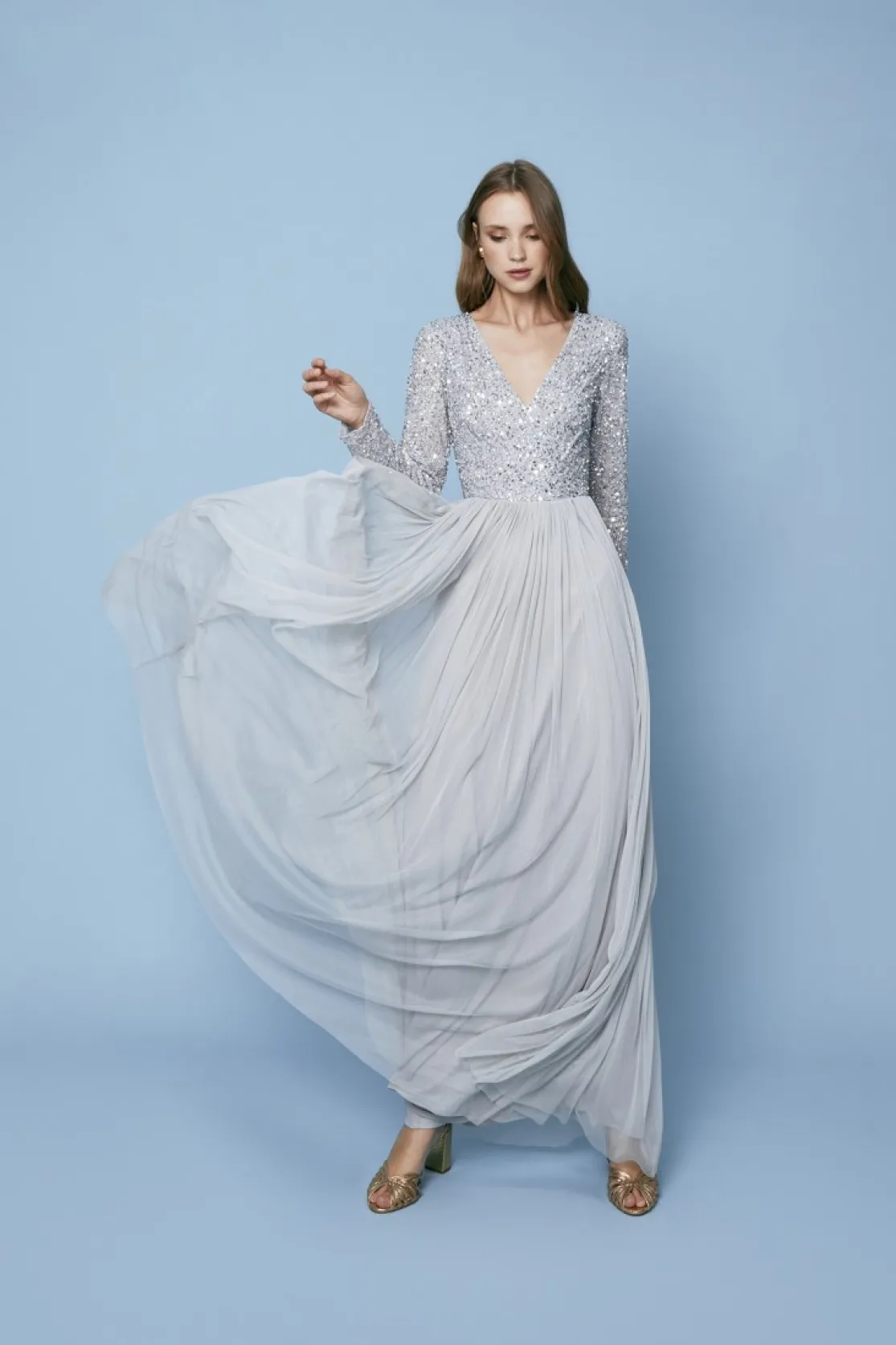 VESTIDO ROMEAAGUAMARINA*Coosy Best Sale